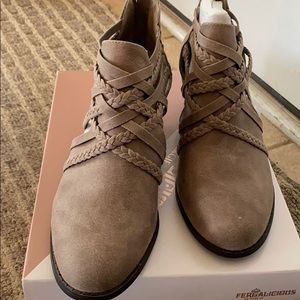 Brand new Fergalicious (Bunker,Doe) brown boots
